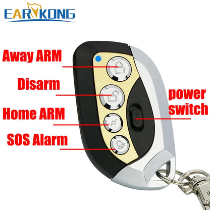 Wifi GSM Alarm System 433MHz Home Burglar Security Alarm Wireless Temperature Humidity Alexa