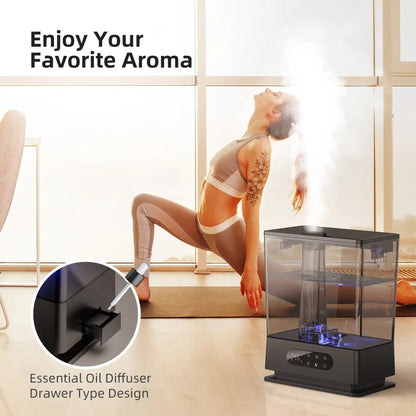 Large Top-fill Humidifier Cool Mist Humidifiers for Home