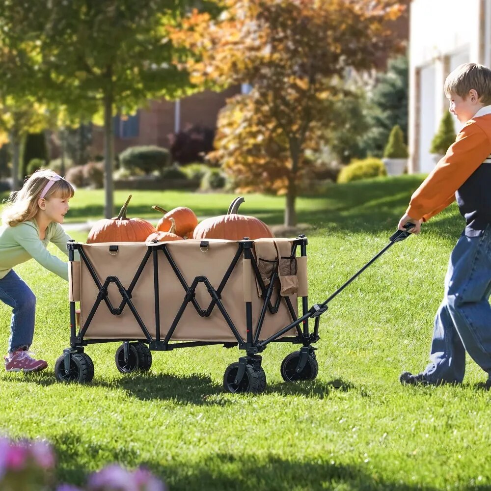 Large Outdoor Portable Garden Cart