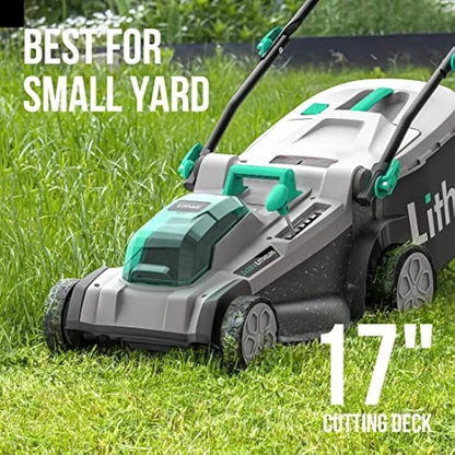 Litheli Cordless Lawn Mower 13 Inch