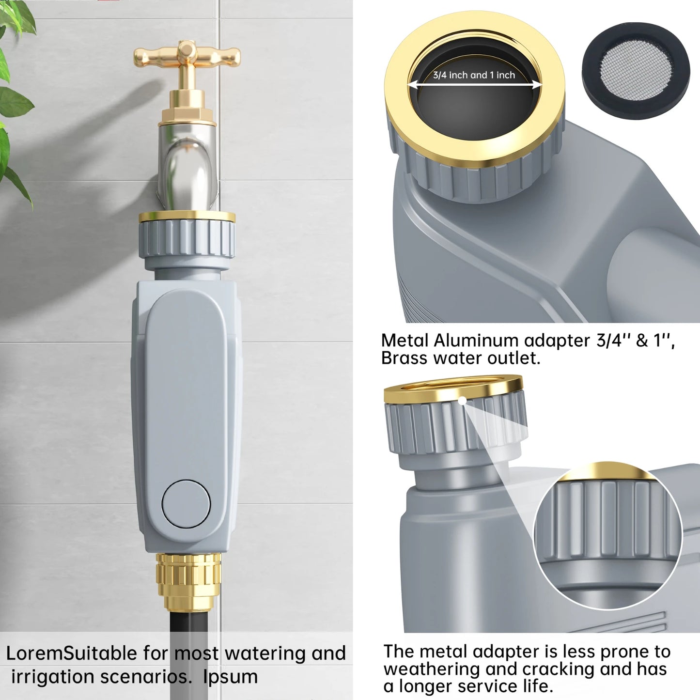 ZIGBEE WIFI Garden Watering Timer Smart Sprinkler Drip Irrigation Irrigation System