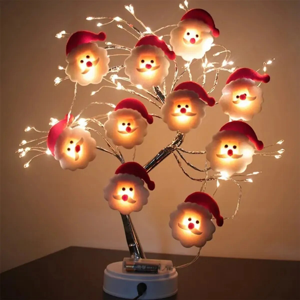 Snowman Christmas LED Garland String Lights