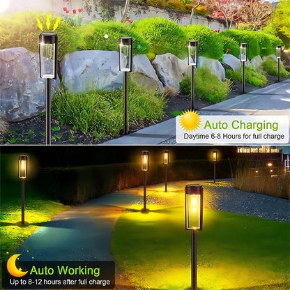 Solar Pathway Lights Outdoor Solar Pathway Garden Lamp