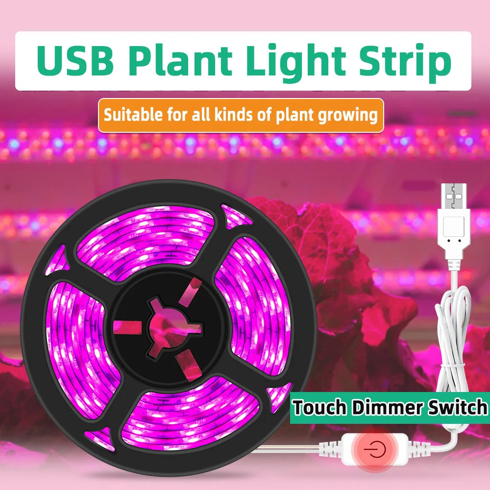 Dimmable Plant Light Waterproof LED Light Strip