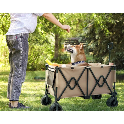 Large Outdoor Portable Garden Cart