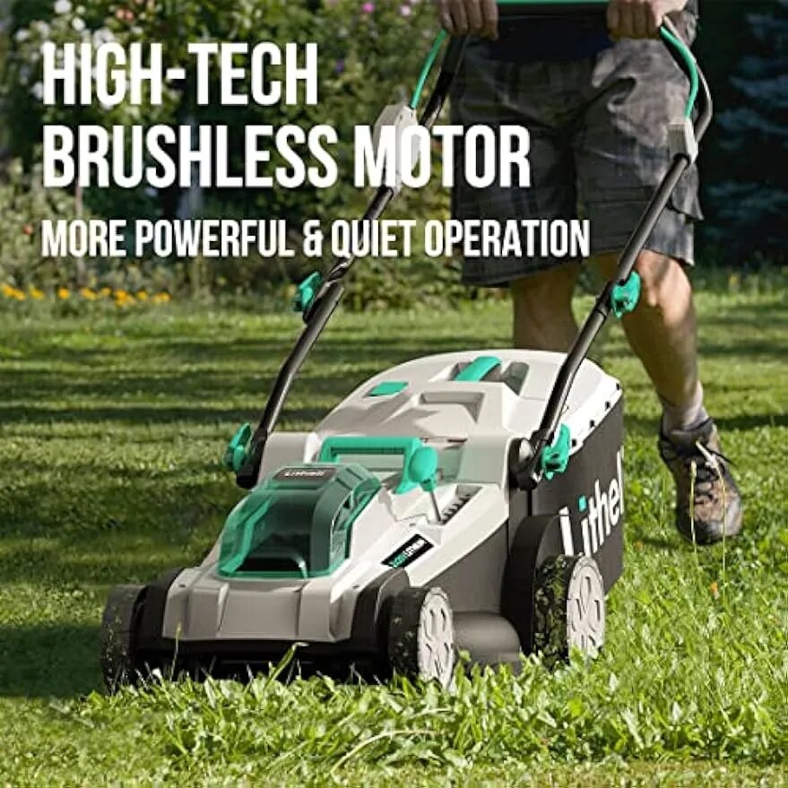 Litheli Cordless Lawn Mower 13 Inch