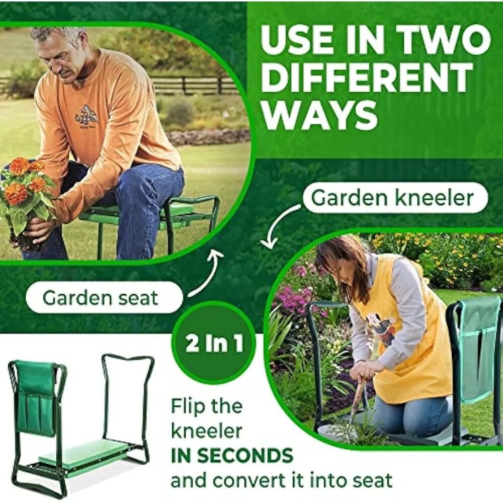 H&GT Garden Foldable Kneeler