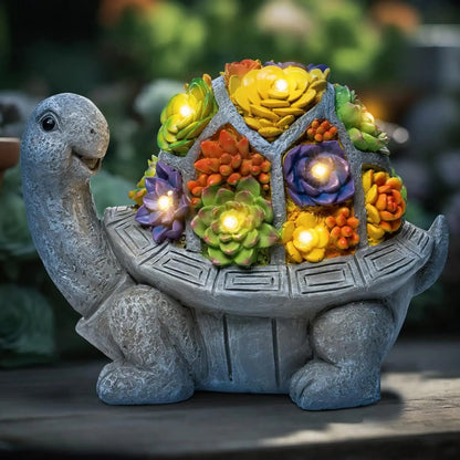 Solar Turtle Garden Decor for Outside